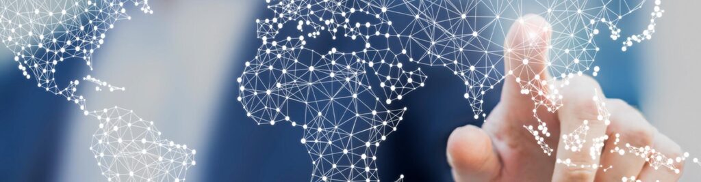 negocios internacionales banner negocios internacionales banner, puntos de envíos en el mapa